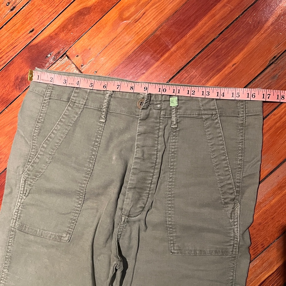 THE GREAT. Olive Green Utility Pants - Picture 5 of 7